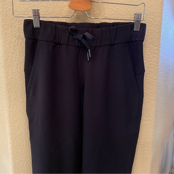 LULULEMON Women Black Casual Drawstring Pants Size 2 - Picture 2 of 9